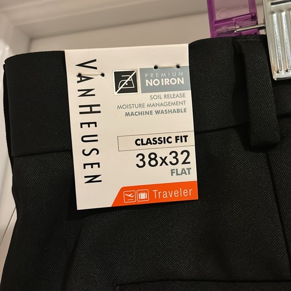Van Heusen Classic Fit 38x32 Flat Men’s Dress Slacks Pants - Picture 5 of 5